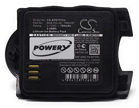 Akku für Schnurlos-Telefon Ascom Typ 660087, 3,7V, Li-Ion