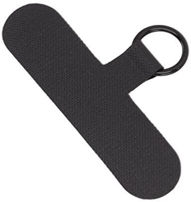 Telefonens Hängremsflik, Lätt Att Ansluta Universal Mindre Störningar Nylon Mobiltelefon Lanyard Patch för Halsband eller Handledsrep (Svart)
