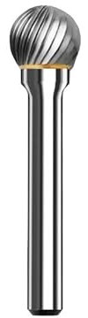 1 st hårdmetallgrad 6 mm skaft enkelskuren roterande fil for roterande metallborrfräsning snidningsverktyg(C Type 14x25mm)