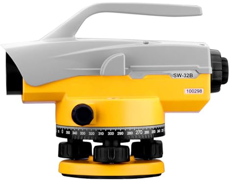 Optical Level with 32x Magnification, 1.5mm High Accuracy, Dustproof and Waterproof, Ideal for Engineering Survey and Subsidence Monitoring