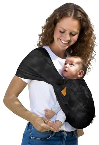Fular portabebés de malla con brazos de malla para niños y niñas, transpirable, ligero y antideslizante semienvolvente