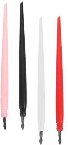 FOMIYES Set da 4 Penne per Disegno Graffiante Punta in Metallo, Strumenti Artistici per Carta da Grattare, Adatti e Progetti Fai da Te Creativi