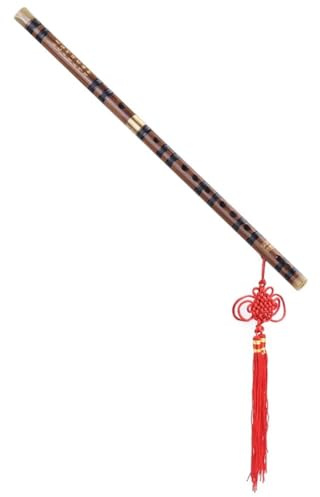 Cpolebev Flauta D, Flauta de Bambú, Instrumento Musical Dizi, Flauta Profesional, Flauta China Hecha A Mano, Instrumento Musical.