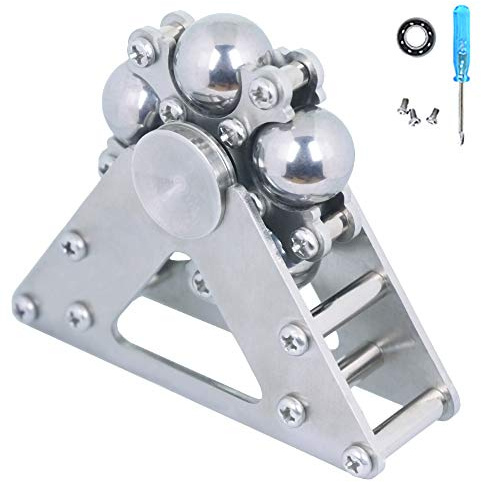 DMaos Ferris Wheel Fidget Spinner, Giocattolo da Scrivania Cinetico con Supporto, Realizzato in Metallo e Acciaio Inossidabile, Regalo di Alta Qualità