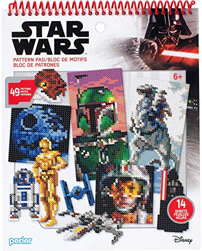 Perler 80-22869 Star Wars Beads Pattern Pad, 49 Designs