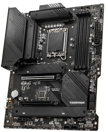 MSI MAG B660 TOMAHAWK WIFI DDR4 Motherboard, ATX - Supports Intel 12th Gen Core Processors, LGA 1700 - DDR4 Memory Boost 4800+MHz/OC, PCIe 4.0 & 3.0 x16 Slots, 3 x M.2 Gen4 Slots, Wi-Fi 6