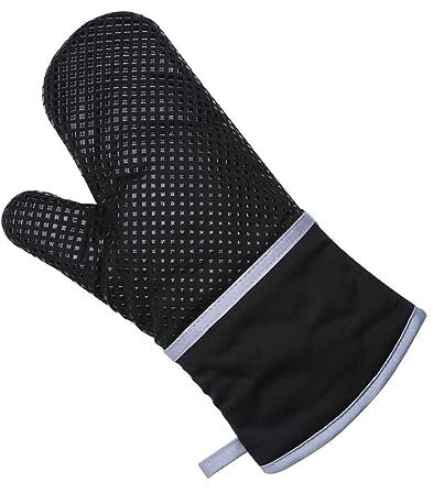 Guanti da forno Haveratio con rivestimento in silicone 260 ? Guanti da forno resistenti al calore per cucina Cottura alla griglia Presine Strumenti di cottura