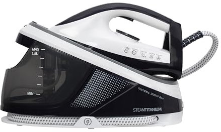 Silva Homeline DBS 580 Dampfbügeleisen, 2600 Watt, 1,5l Wassertank, Keramik-Sohle, Automatische Dampfanpassung, Anti-Tropf-/Anti-Kalk-Funktion, ECO-Schalter, Selbstreinigung, Autom. Abschaltung, 8 bar