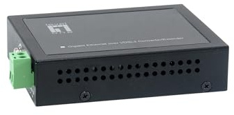 LevelOne VDS-2201 convertitore multimediale di rete 1000 Mbit/s Nero