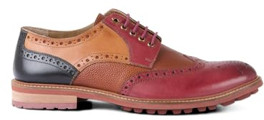 Joe Browns Men's Smarter Still Mixed Leather Brogues Oxford, Multi-Coloured, 10 UK