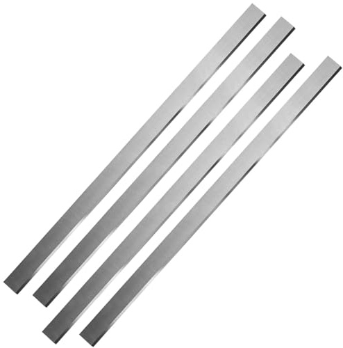 24 Inch Planer Blades 610×25×3mm HSS or TCT Resharpenable Knives for Thicknesser Jointer Set of 4 (HSS)