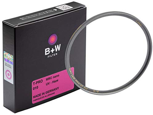 B+W 010 - Filtro UV (39 mm, T-Pro, Acabado de Titanio, MRC Nano, 16 Veces tratada, superfino, Premium)