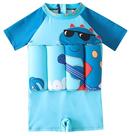 Baby Floatsuit Adjustable Boys Girls Swimming Training Vest - Floating Swimsuit Summer Kids Toddler Swimwear for 6M-4Y