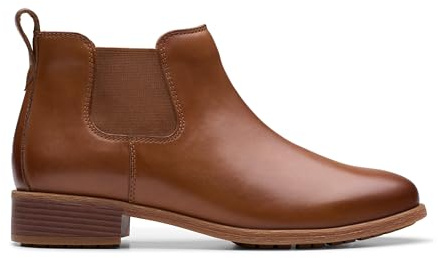 Clarks Havisham Top Womens Tan Leather, 4