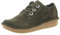 Clarks Damen Funny Dream Sneaker, Dunkelgrünes Wildleder, 36 EU