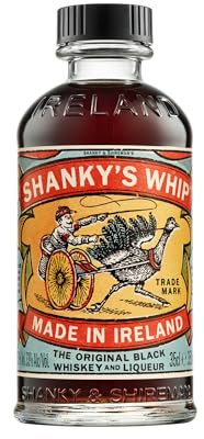 Shanky's Whip | 35cl Bottle | Irish Whiskey Liqueur Flavoured with Caramel and Vanilla | 33% ABV | Whiskey Blend Liqueur | Whisky, Cocktails, Gift, Shots, Spirits, Toffee