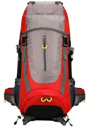 OUYUE Sac À Dos De Voyage Sac À Dos De Camping Léger pour Randonnée, Trekking, pour Hommes Et Femmes, Sac De Voyage d'alpinisme pour Camping Trekking(Rot)