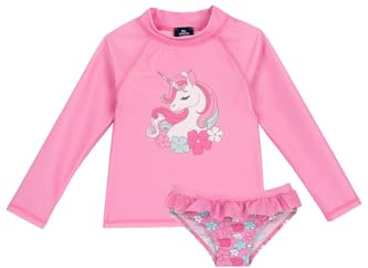 Chicco, Conjunto Bañador para Niño y Niña, Conjunto de Dos Piezas con Camiseta de Manga Larga y Braguita, Cómodo y Versátil, Ideal para el Mar o la Piscina, Ropa Niño y Niña, Diseñado en Italia