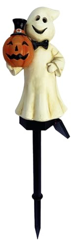 Luci fantasma, Luci solari di Halloween, Illuminazione spettrale impermeabile, Effetti di bagliore realistici, Display per feste interne all'aperto, Decorazione del percorso del giardino, 18,1 × 3,7 ×