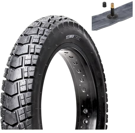 VEE TIRE CO Huntsman 20x4.0 – Pneu Fatbike Tout-Terrain Premium – Compatible Super73, Ruff Cycles, GASGAS, Mini e-Bikes 20” (Pneu + Chambre A AIR)