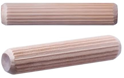 Wood Dowels Pins 500Pcs Cork Fluted Needle Bolt Wood Carvings Bed Drawers Furniture Splicing Nails 6/8/10mm for Furniture Woodworking DIY Crafts(8mm)