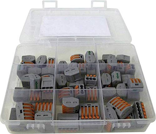 WAGO WA-741-744 Verbindungsklemmen-Sortiment flexibel: 0.08-2.5mm² starr: 0.08-2.5mm² 54St.