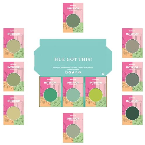 Rust-Oleum Interior Wood Paint in Gloss finish - Rich Greens Tester Box