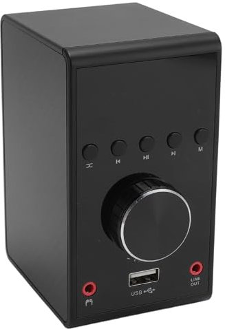 Amplificador BT 5.0 de 200 W, Amplificador Receptor de Audio Estéreo HiFi, Amplificador Digital Inalámbrico de Alta Potencia de 2 Canales con USB óptico Coaxial, para PC TV (Black)