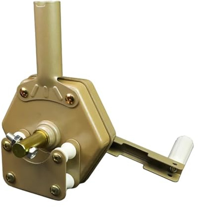 Dispositif d'enroulement manuel, outil de levage de film de serre, filet d'ombrage, store enrouleur de film latéral agricole Haute précision, haute sensibilité(Gold)