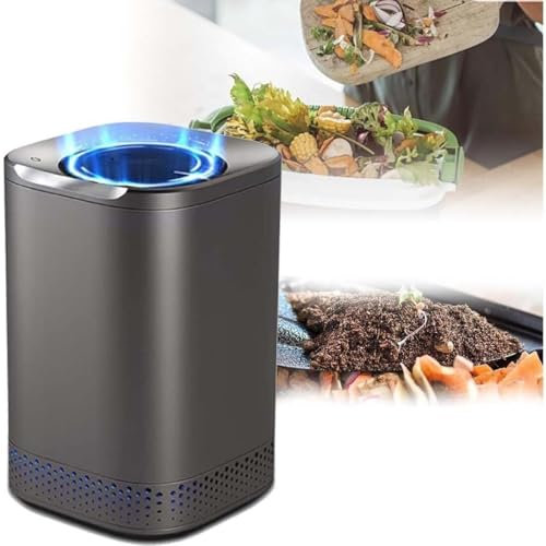 TRTDYFKH Compostador de residuos de Cocina, reciclador automático de residuos de Alimentos, contenedor de compostaje doméstico, Convierte los residuos de Alimentos en abono con un Solo botón