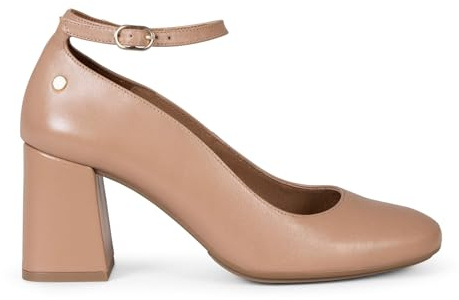 miMaO Carol – Zapatos con Pulsera y tacón Nude, EU 41