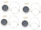 Hemobllo 20 Led Jar Lids String Lights 2m Warm White 4 Sets Solar Powered Outdoor Decor