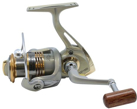 Angel Domäne UL-Spinnrolle SSF 1000 - Preiswerte Stationärrolle für Forellen- und Friedfischangeln