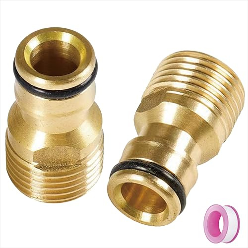 Adattatore con filettatura esterna da 1/2 pollici e attacco per tubo da giardino tubo da giardino per connettore, raccordo per tubo dell'acqua, connettore per tubo flessibile maschio, raccordi per