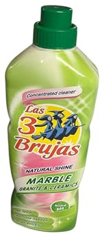3 Witches Natural Shine Concentrated Cleaner for Marble, Granite and Ceramics, Neutral pH, No Foam Formula