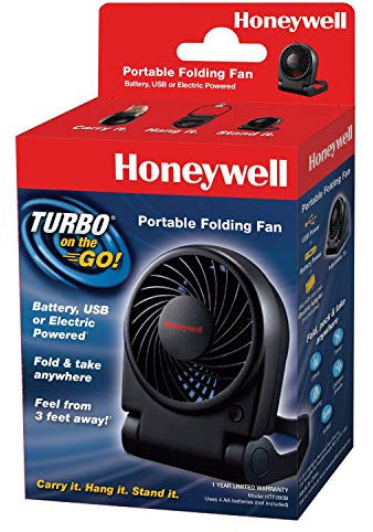 Honeywell HTF090B Turbo on The Go Personal Fan, 2 Packages