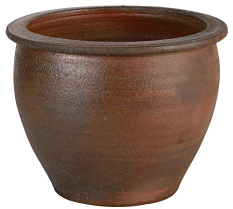 TucanoHamburg Blumentopf, Modell Lotus braun 31x24cm, frostfest