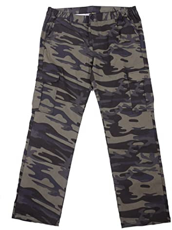 Abraxas Camouflage Cargo Hose in Übergrößen, Größe:8XL