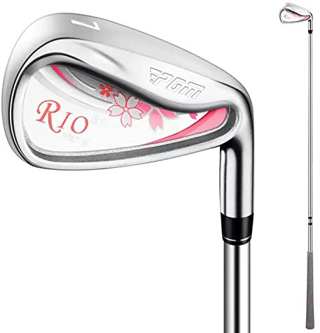 PGM Golf Club Rio 2016 III Damen #7 Eisen - Stahlschaft - Rechtshänder Einzelschläger für Anfänger Training und Wettkampf