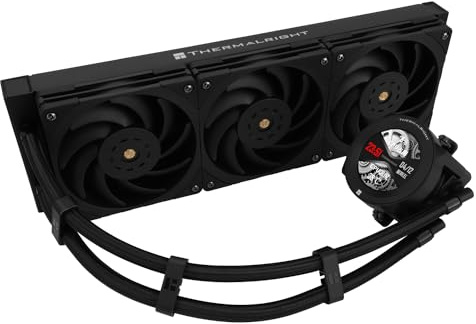 Thermalright Core Vision 360-Refrigerador líquido para CPU AIO, pantalla LCD IPS con resolución de 480 x 480, para AM4/AM5/Intel 1700/1851, 2,1 pulgadas, pantalla LCD con absorción magnética
