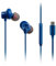 Panasonic RP-TCM225DEA Auriculares Internos USB-C, Auriculares con Cable y Micrófono Integrado y Control Remoto, Graves Potentes, Ajuste Personalizable, Cable de 1,2 m, Color Azul