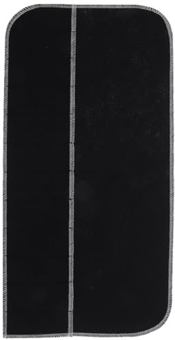 FUNOMOCYA Organisateur Fibre Couverts Anti-ternissement en Feutre de Pochette Chimique Noir de Rangement Légère Grosse Capacité Argenterie pour Usage Domestique