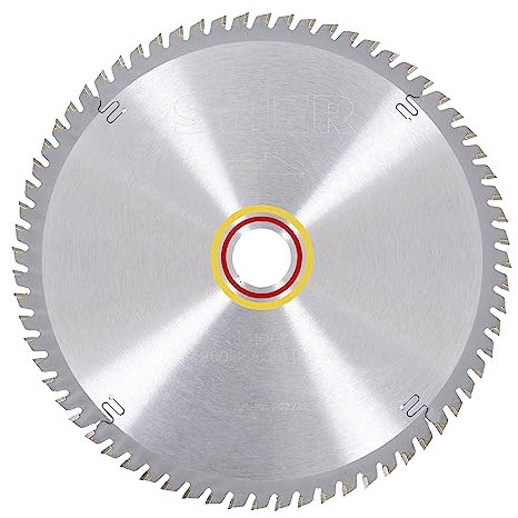 STIER Lame de scie circulaire Professionnel bois 260 x 2,4 x 30 68WZ, denture alternée, pour bois, panneaux de particules, plâtre...