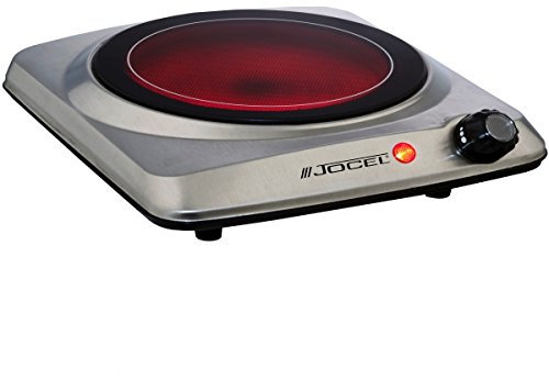 Jocel Placa Vitrocerámica 1 Zona de Cocción JP1V002037 1200W PORTÁTIL