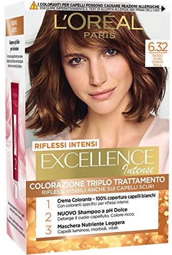 L'Oréal Paris Colorazione, Biondo Scuro Dorato Perla, 1 Unità (Confezione da 1)