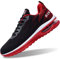 Air Shoes for Men Tennis Sports Athletic Workout Gym Running Sneakers - Red - Size 9 UK