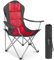 Homecall 30191 Folding Camping Chair with Cup Holder - 109.0 cm*60.0 cm*86.0 cm, Black/Red