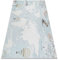 rugsx Kinderteppich Bambino Waschteppich Weltkarte für Kinder Anti-Rutsch - blau 160x220 cm