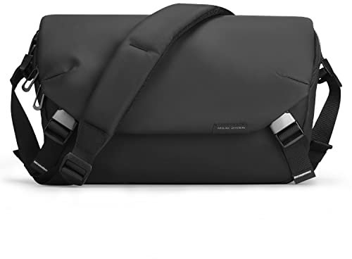 MARKETRON 9,7 Zoll Umhängetasche Herren Wasserdicht, Sportlich Messenger Bags Sling Bags Diebstahlschutz, Schultertasche Crossbody Bag für Reise Arbeit Schule Wandern Fahrrad