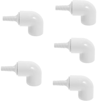 BESPORTBLE 5 Pz Attrezzature per la Coltivazione di ortaggi Idraulico cisterna Pompa Attrezzi Giardinaggio Attrezzi da Giardinaggio connettori in PVC raccordi riutilizzabili Bianca